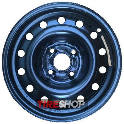 Диски Кременчуг 17.15 OPEL, DAEWOO 5.5x14 4x100 ET49 DIA56.56 Black