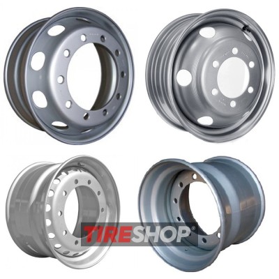 Диски Кременчуг Сталь 6x16 5x139.7 ET22 DIA108.5 S