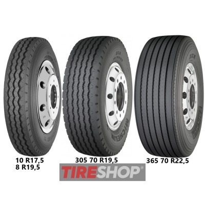 Грузовые шины Michelin XZA (прицепная) 12.00 R24 156/153L