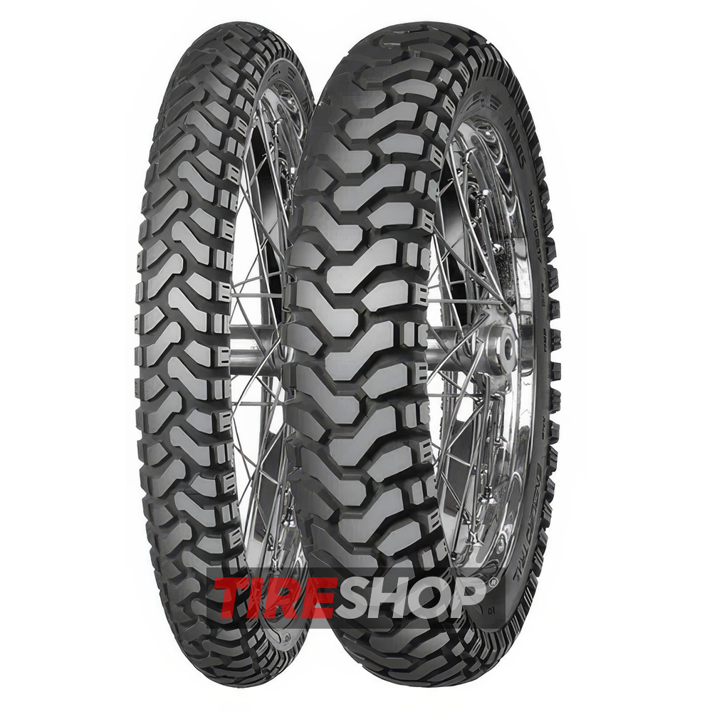 Летние мотошины Mitas ENDURO TRAIL DAKAR 110/80 R19 59H width=