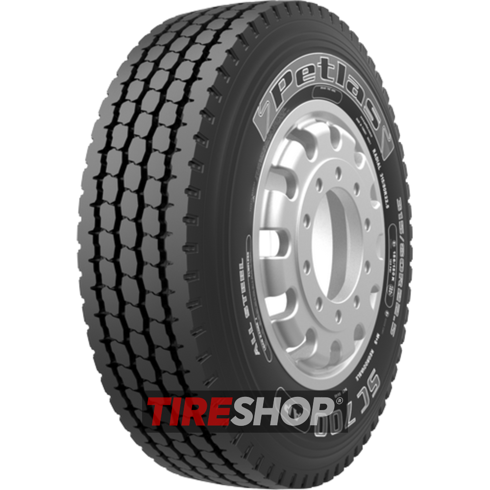 Всесезонные грузовые шины Petlas SC 700 (универсальная) 315/80 R22.5 156/150K width=
