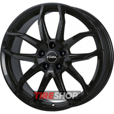 Диски Rial Lucca 7.5x17 5x108 ET52.5 DIA63.4 DBK