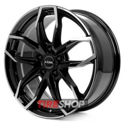 Диски Rial Lucca 7.5x17 5x112 ET45 DIA70.1 DBFP