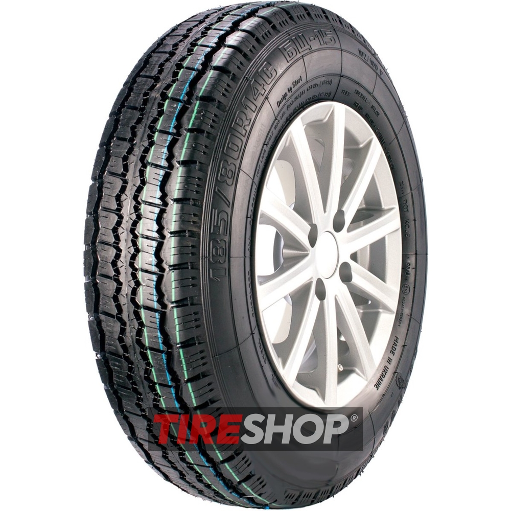 Всесезонные шины Росава Бц-15 185 R14C 104/102N width=