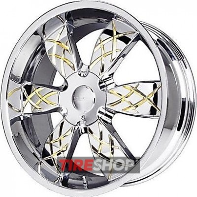 Диски Verde V54 Poison 8.5x20 6x139.7 ET25 DIA108.1 Gold