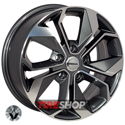 Диски Zorat Wheels BK5168 6.5x15 5x98 ET38 DIA58.1 GP