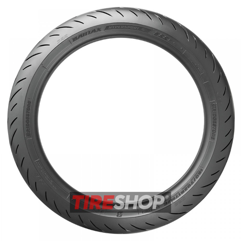 Летние мотошины Bridgestone Battlax Hypersport S22 120/70 R17 58W - Фото 3 width=