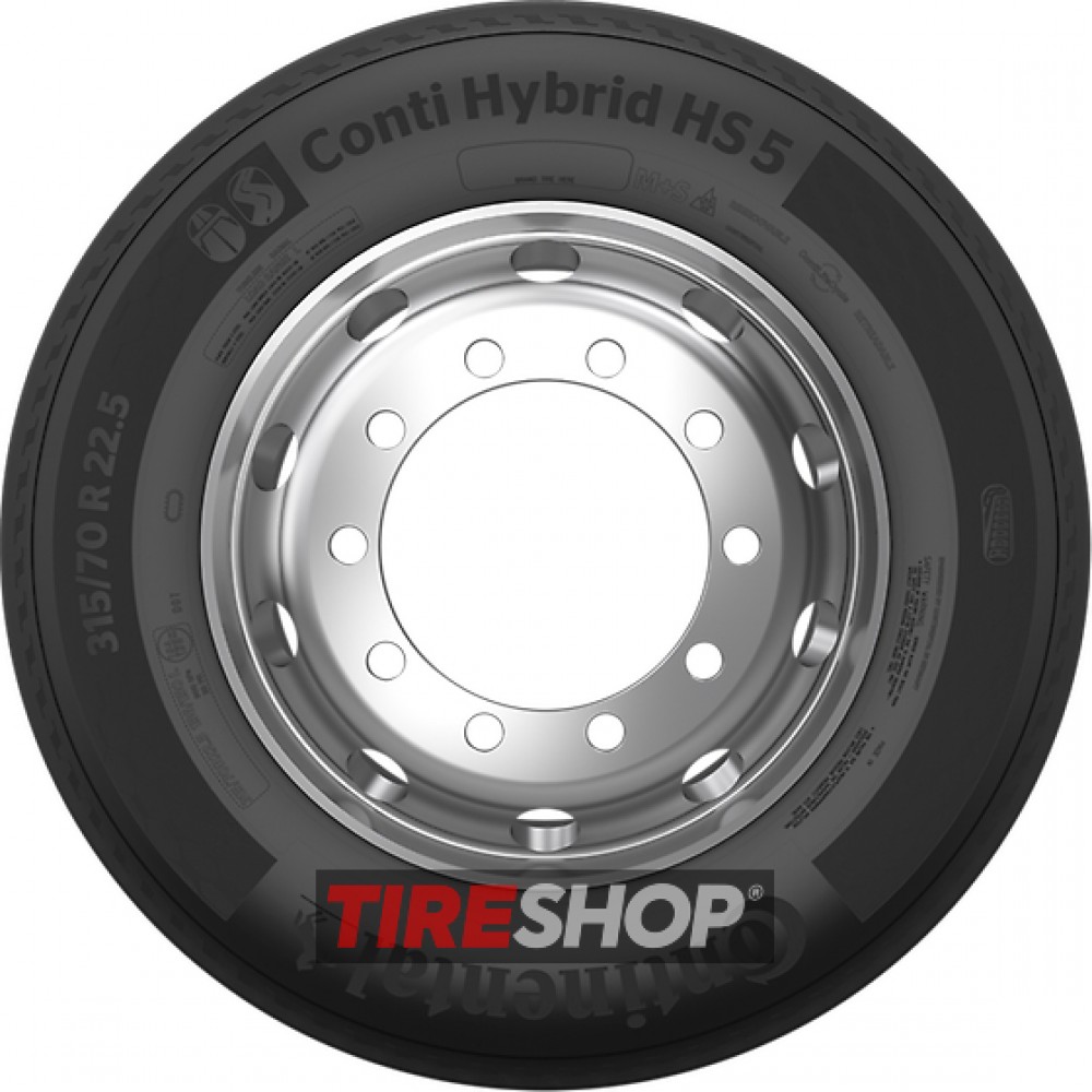 Всесезонные грузовые шины Continental Conti Hybrid HS5 (рулевая) 385/65 R22.5 164K - Фото 3 width=