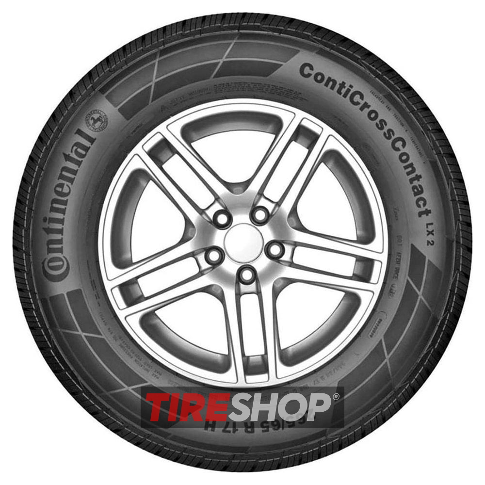 Летние шины Continental ContiCrossContact LX2 225/60 R18 100H FR - Фото 4 width=