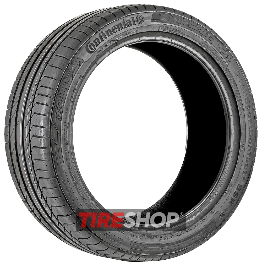 Летние шины Continental ContiSportContact 5 SUV 295/40 R22 112Y XL FR - Фото 5 width=