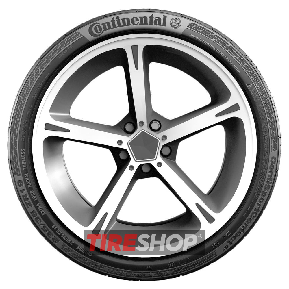 Летние шины Continental ContiSportContact 5P 285/35 ZR21 105Y XL FR MO - Фото 3 width=