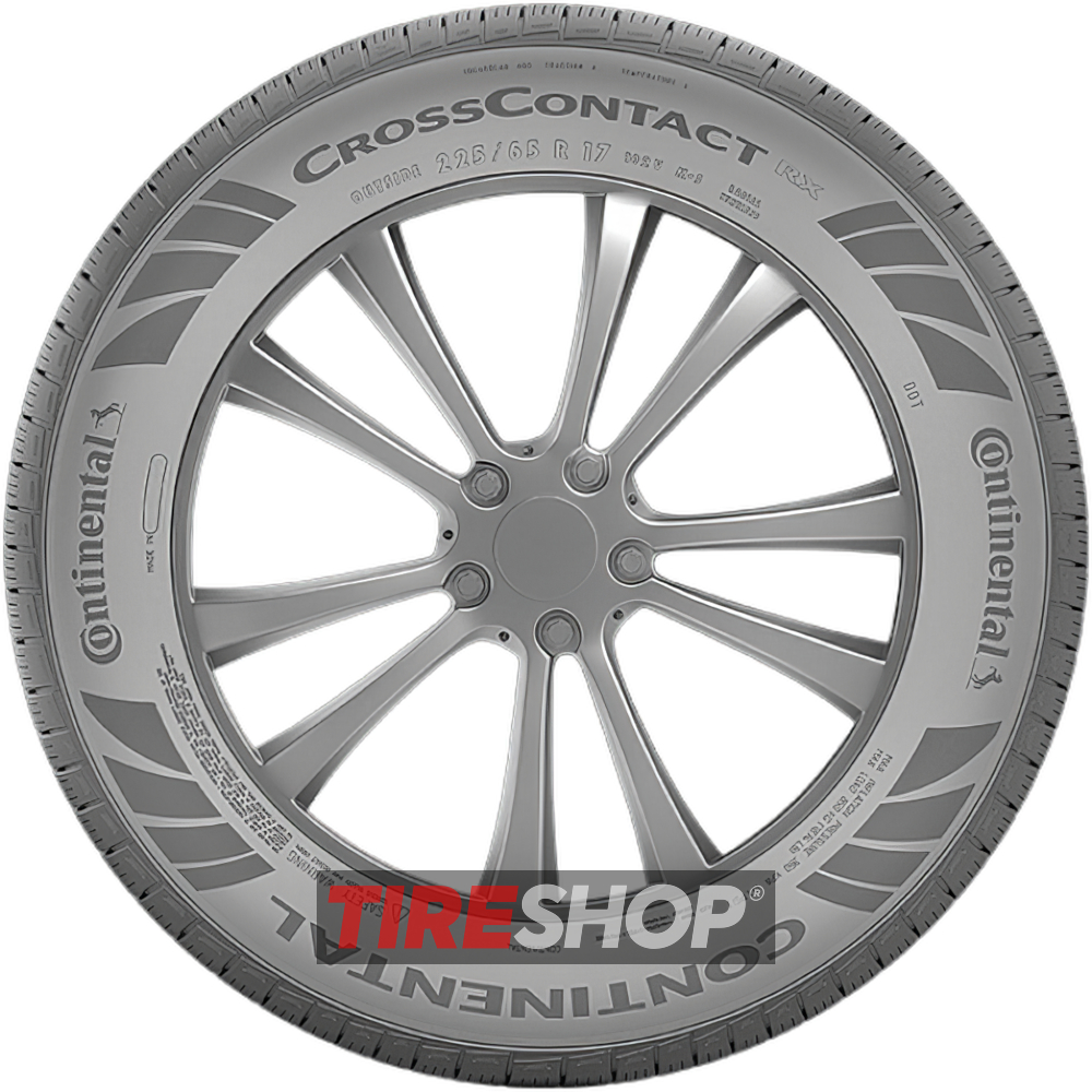 Всесезонные шины Continental CrossContact RX 275/45 R22 112W XL FR LR - Фото 4 width=
