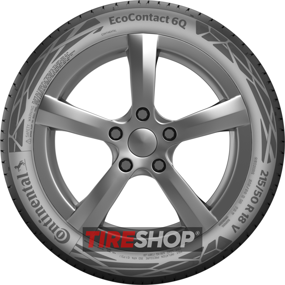 Летние шины Continental EcoContact 6Q 255/45 R20 101T ContiSeal - Фото 3 width=