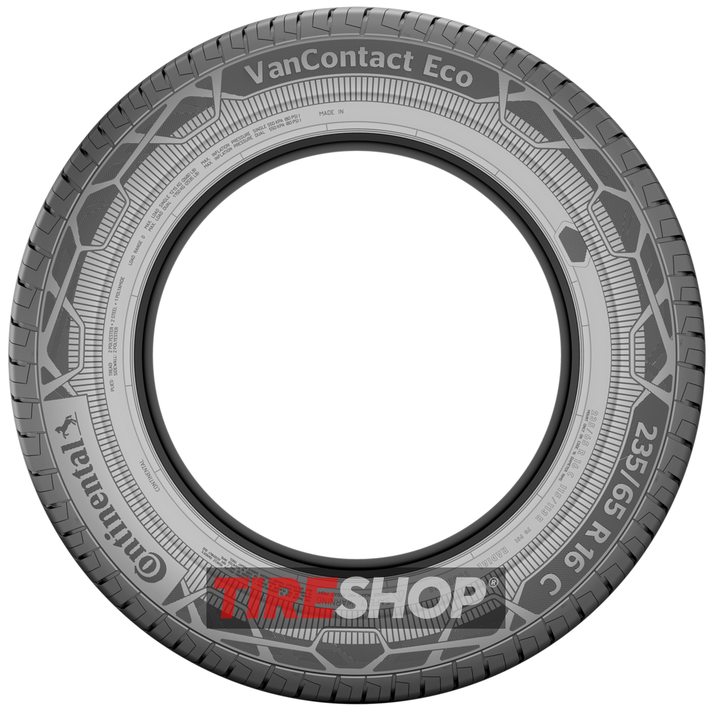 Летние шины Continental VanContact Eco 235/65 R16C 115/113R - Фото 3 width=