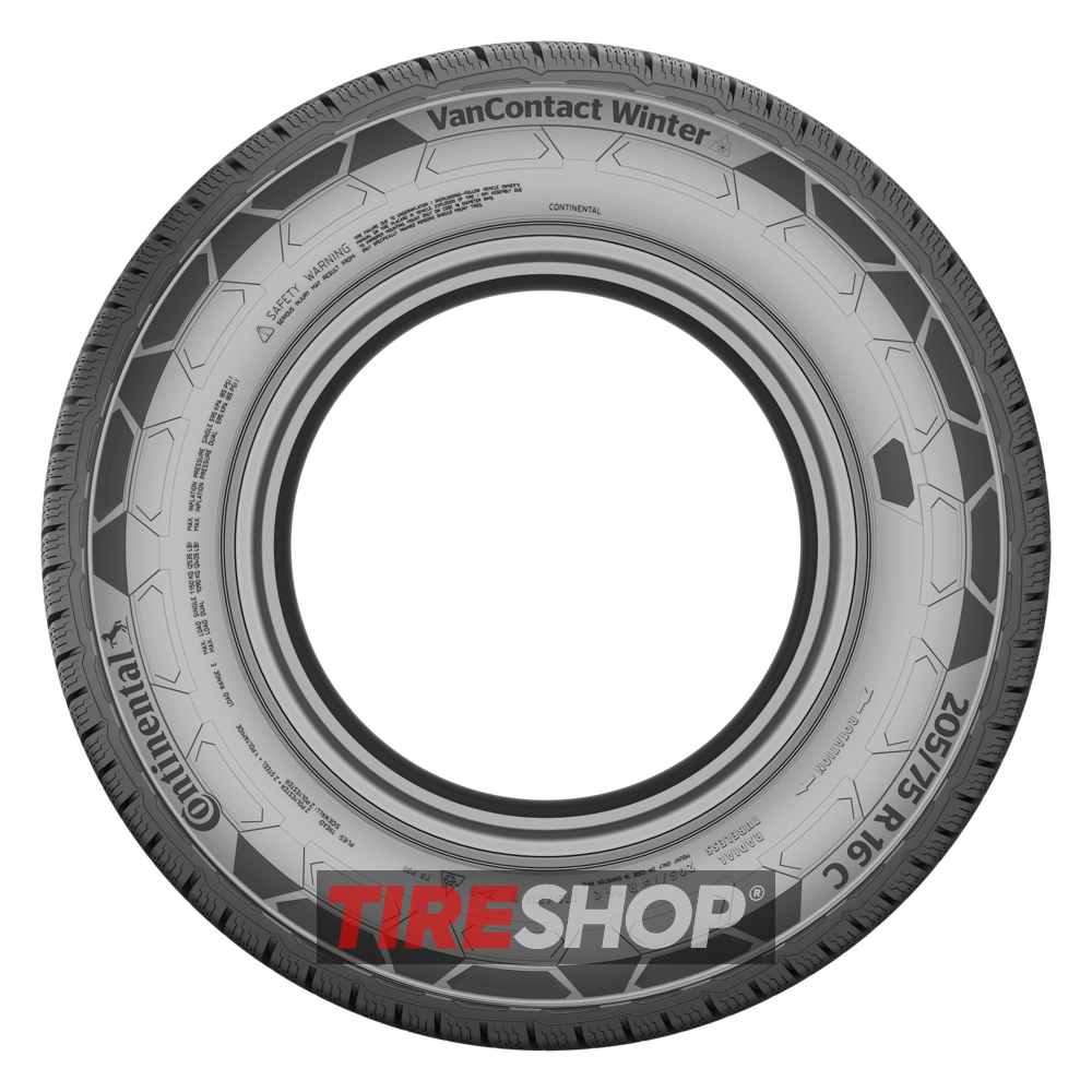 Зимние шины Continental VanContact Winter 185/75 R16C 104/102R PR8 - Фото 4 width=