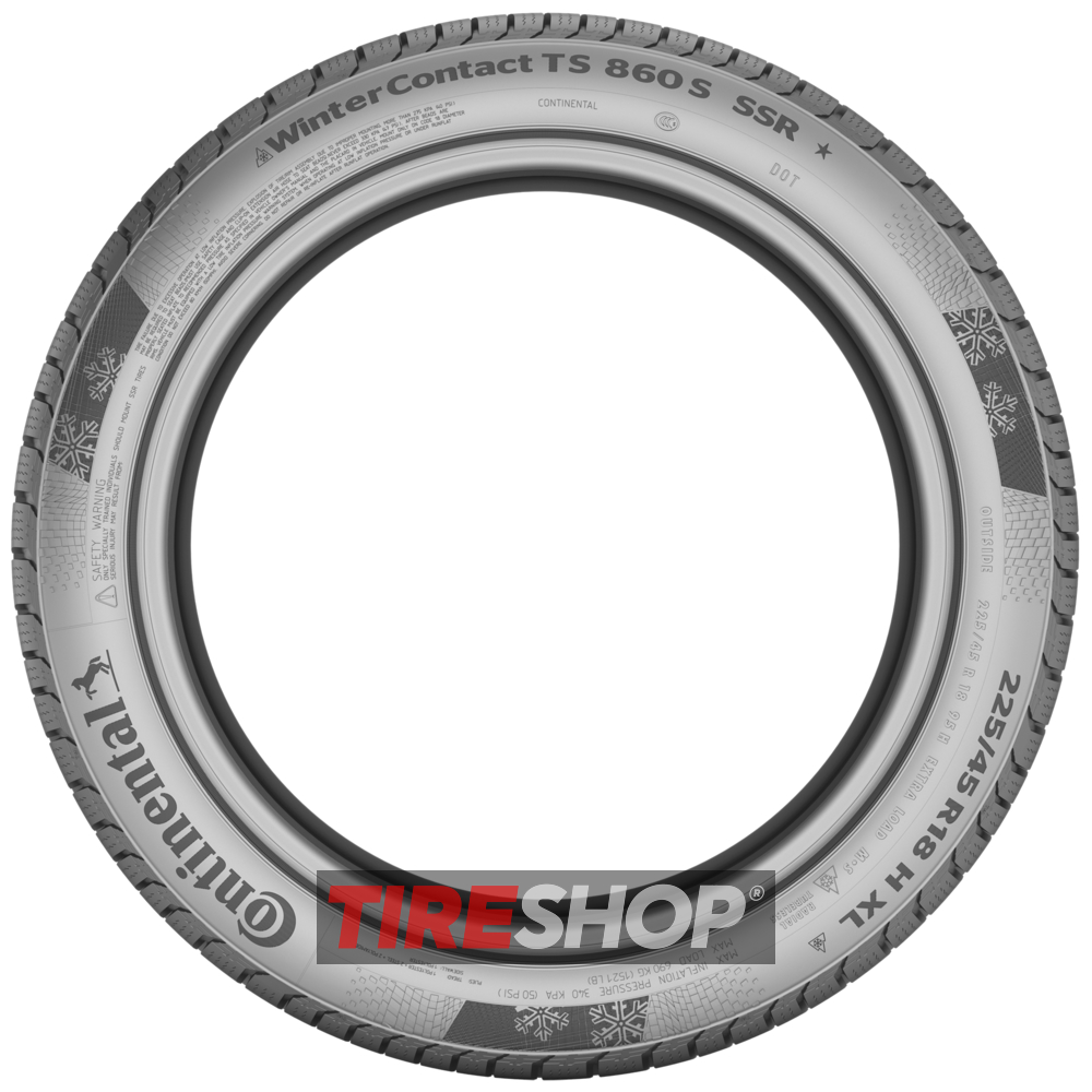 Зимние шины Continental WinterContact TS 860S 245/40 R19 101V XL FR - Фото 4 width=