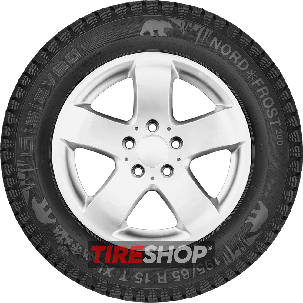 Зимние шины Gislaved Nord*Frost 200 225/60 R16 102T XL (шип) - Фото 3 width=