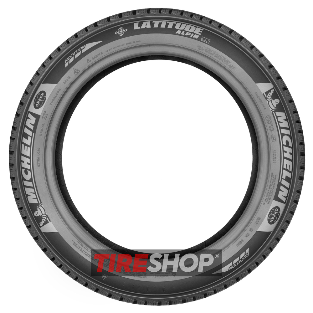 Зимние шины Michelin Latitude Alpin LA2 255/55 R18 109H XL ZP - Фото 5 width=
