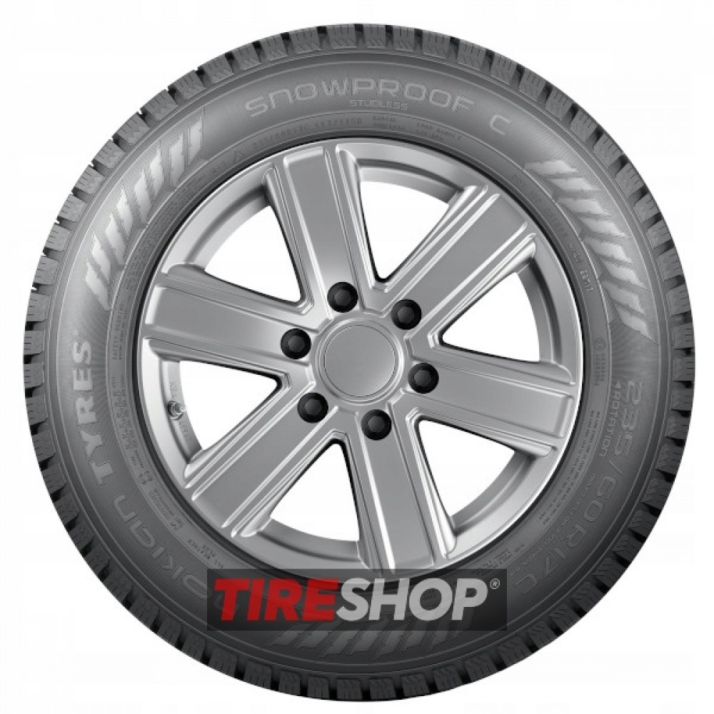 Зимние шины Nokian SNOWPROOF C 205/80 R16C 110/108R - Фото 3 width=