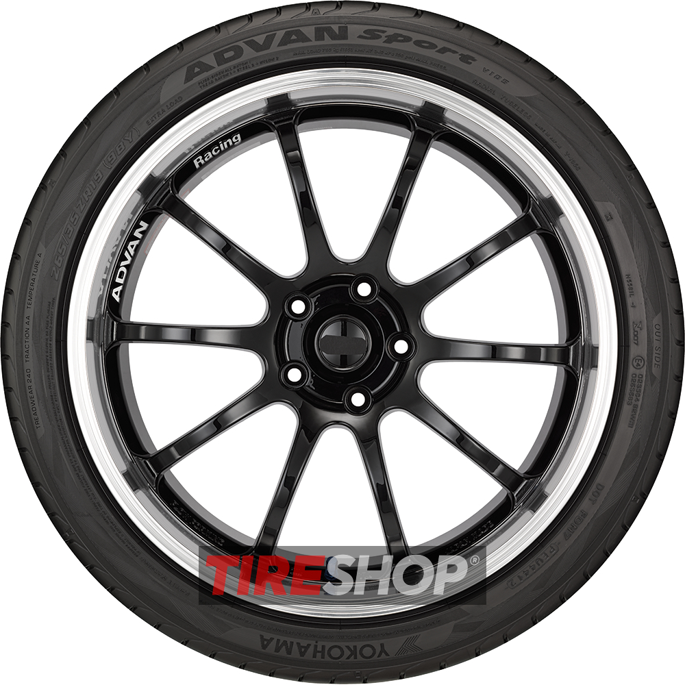 Летние шины Yokohama Advan Sport V105 205/50 R17 93Y XL - Фото 3 width=